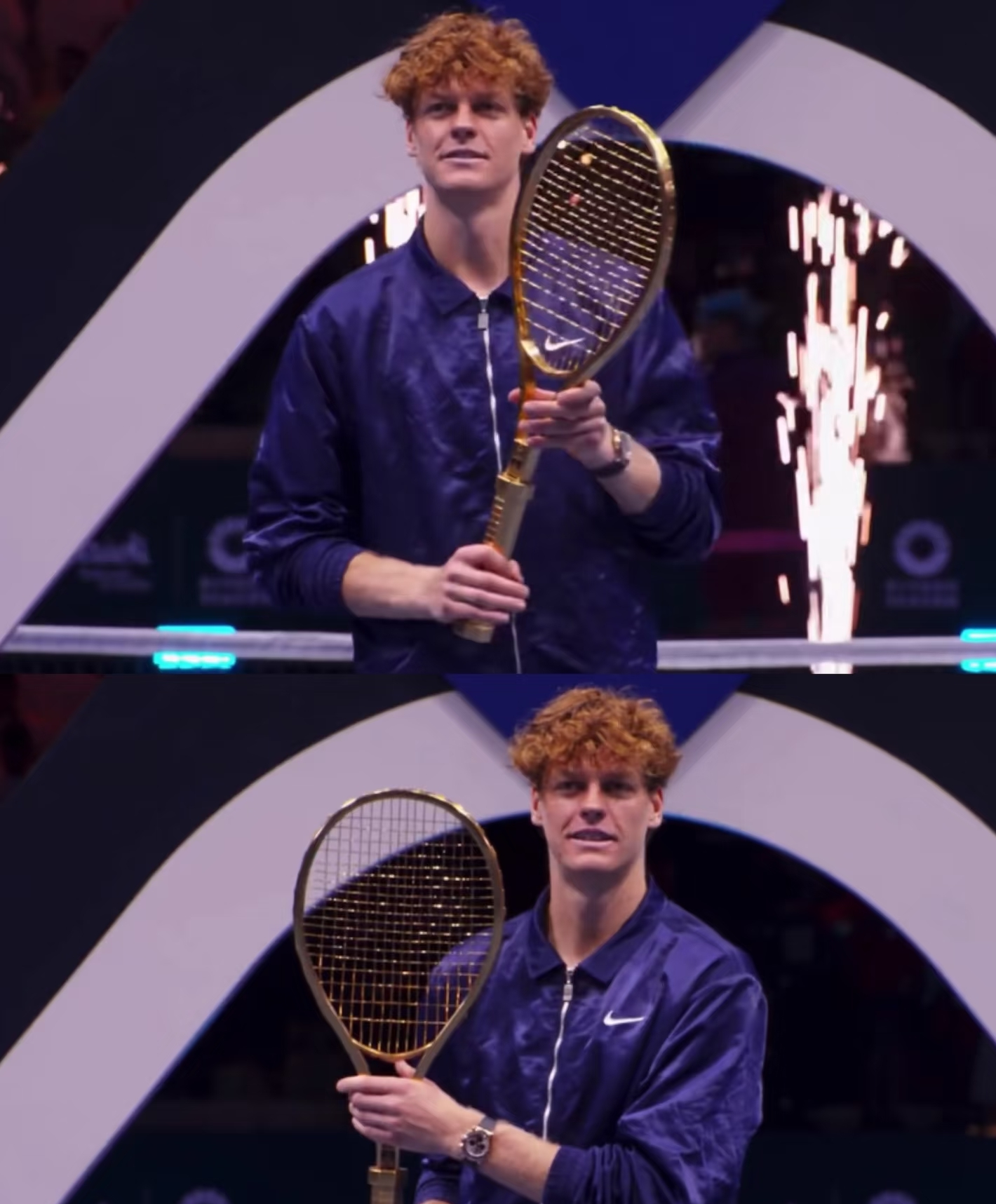 德国网球队力克日本网球队，纳达尔三分雨点燃全场